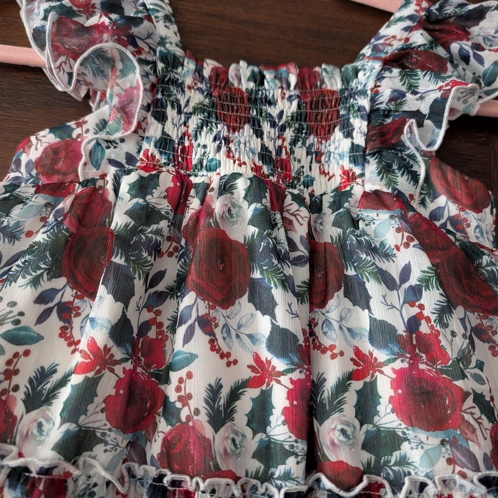 Cheeky Plum Floral Ruffle Blouse